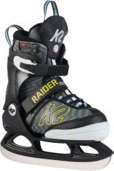 K2 Raider Beam Ice - black - anthracite - Junior Boy Ice Skates - Kinder Schlittschuhe 