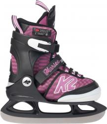 K2 Marlee Beam Ice - black - purple - Junior Girl Ice Skates - Kinder Schlittschuhe 