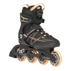 K2 ALEXIS 80 BOA Woman Skate - black-peach - Damenskates 
