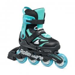 Rollerblade - Microblade Kids Skates - black-light blue 