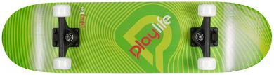 Playlife Skateboard Illusion Green 31"x 8" 