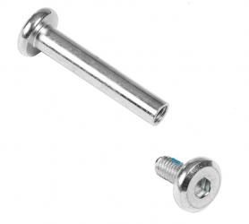 Powerslide Stahl-Doppelachse, Sechskant 28mm/6mm  