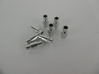 K2 Spacer Alu 6mm Kugellager 608 (8er Set) 