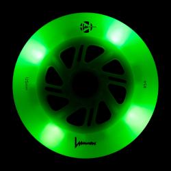 Luminous-LED Wheels green apple glow - green led 125mm/85A (Stück) Stück
