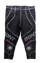 Bont Hi-Performance compression tights 3/4 Länge, Stretchhose, schwarz 