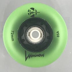 Luminous-LED Wheels Green-Glow 72mm/85A 