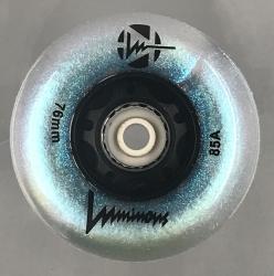 Luminous-LED Wheels Black-Pearl 76mm/85A 