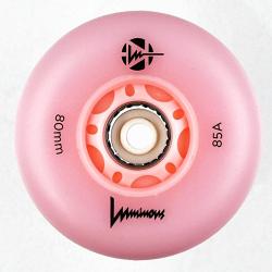 Luminous-LED Wheels Flamingo Pink 80mm/85A  