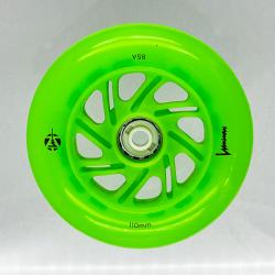 Luminous-LED Wheels Green Glow 110mm/85A 