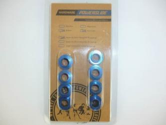 Powerslide Spacer für Speed Skates 8mm Kugellager 608 (8er Set) 8er Set