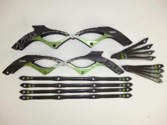 Powerslide Pro VI Speed Schiene 4*110,13.2" 195mm across 