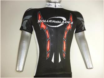 Rollerblade Trikot Kurz (Größe S) - Race Machine T-Shirt schwarz S