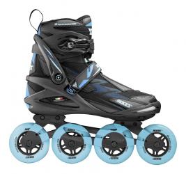 Roces - Helium II W TIF - Inlineskates Damen - black azure - Größe 39 39