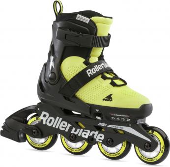 Rollerblade - Microblade neon gelb schwarz - Kids Skates - Kinderskate 