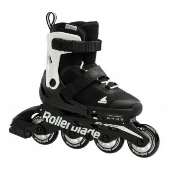 Rollerblade - Microblade Kids Skates - black-white - Kinderskate 