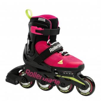 Rollerblade - Microblade Kids Skates  -  pink/light green - Kinderskate 