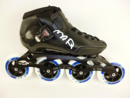 Wurskate CX Speed Skate schwarz 90mm Rolle 