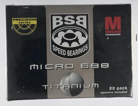 BSB TITANIUM 20-pack Microbearing 