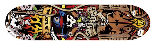 Roces Skateboard COWBOY 31"x 8" 