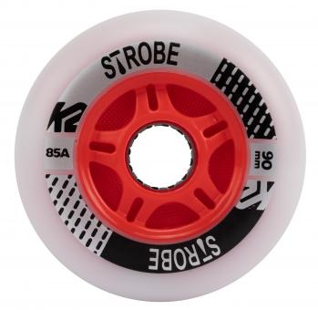 K2 LED Wheels Strobe rot 90 mm/85A (2er Set) 