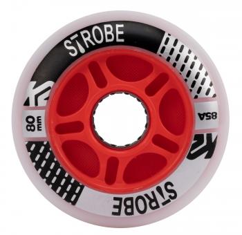 K2 LED Wheels Strobe rot 80 mm/85A (2er Set) 