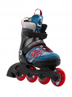 K2 Eddie Pro Junior Skates - gray - blue - Kinderskates 