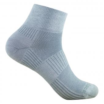 WRIGHTSOCK Coolmesh II Quarter Socken Hell-Grau 