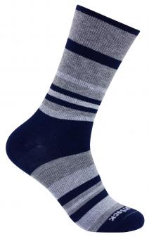 Wrightsock ECO EXPLORE crew Dark Blue Stripes 