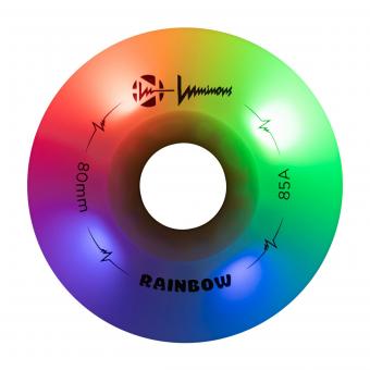 Luminous-LED Wheels Rainbow White 90mm/85A 