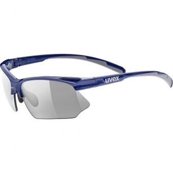 Uvex Sportbrille Sportstyle 802 variomatic - blue grey/smoke  blue grey