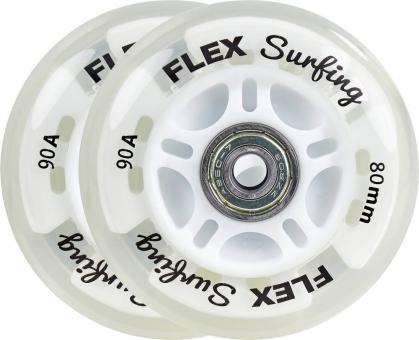 Flexsurfing Light-Up Rolle 2-Pack (komplett) (80mm) 