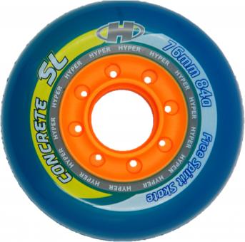 Hyper Freeskating Concrete 76mm/84A blau (4er Set) Rolle 