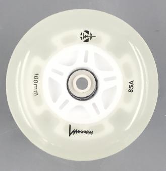 Luminous-LED Wheels White-Glow 100mm/85A 
