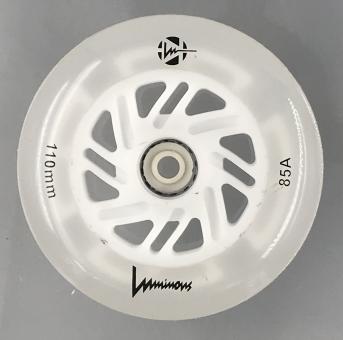 Luminous-LED Wheels White 110mm/85A  