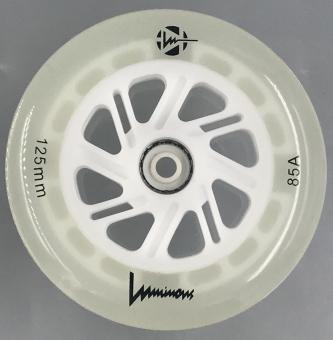 Luminous-LED Wheels White Glow 125mm/85A (Stück) 