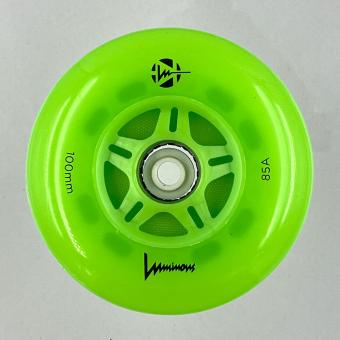Luminous-LED Wheels Green Apple Glow 100mm/85A  