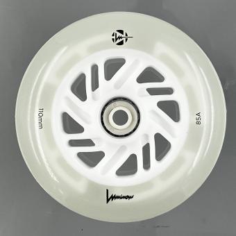 Luminous-LED Wheels White Glow 110mm/85A 