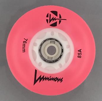 Luminous-LED Wheels Pink 76mm/85A 