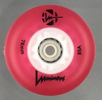 Luminous-LED Wheels Red 76mm/85A  