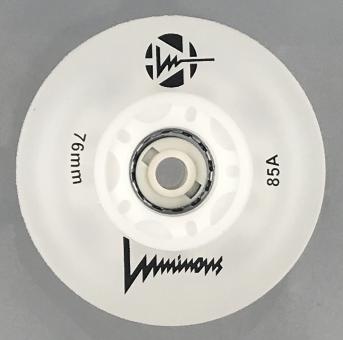 Luminous-LED Wheels White 76mm/85A (Stück) 