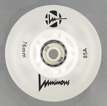 Luminous-LED Wheels White 76mm/85A  