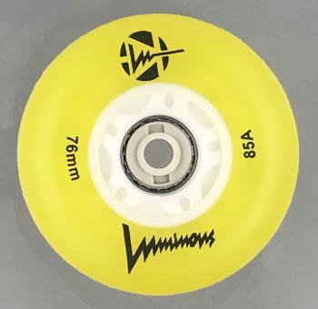 Luminous-LED Wheels Yellow 76mm/85A  