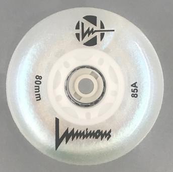Luminous-LED Wheels White Pearl 80mm/85A (Stück) 