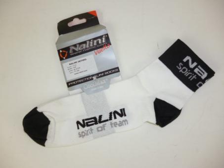Nalini Socken weiß/schwarz (Größe 46-48) 46-48