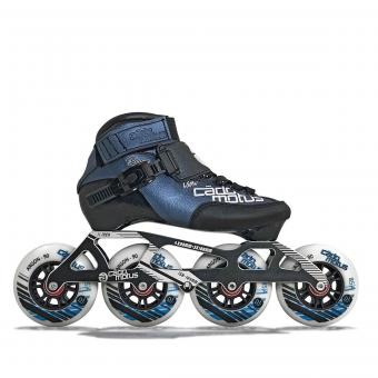 Rookie Two Kids Inline Skate 4x90 | 3x100 race setup + extra ankle support - Größe 37 