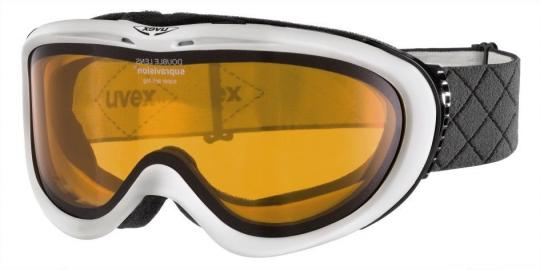 Uvex Snowbrille comanche weiss matt - Skibrille (Brillenträger) 