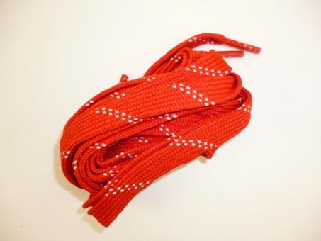Skateshop.de Schnürsenkel 160cm rot mit Streifen 
