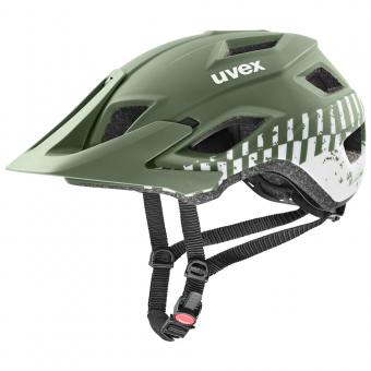 Uvex Bike und Skate Helm Access moos green-white matt 