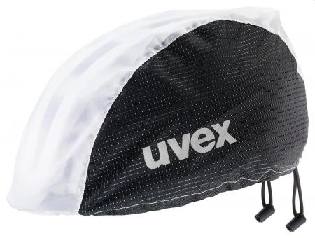 Uvex raincap bike - Regenschutzhaube (Regencover) schwarz/weiss 