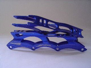 Powerslide Venom jr. Speed Schiene 4*84,10.25" 165/150mm across blau 
